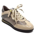 DL Sport sneaker beige lakleer 5858